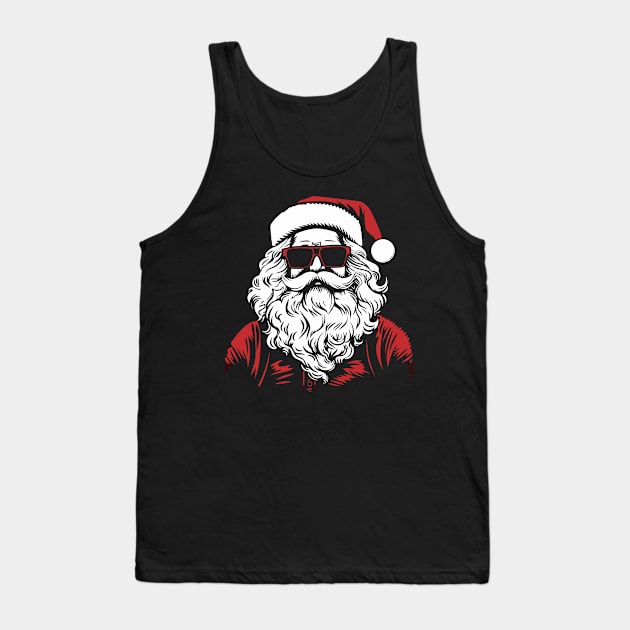 Santa Claus Tank Top by MZeeDesigns